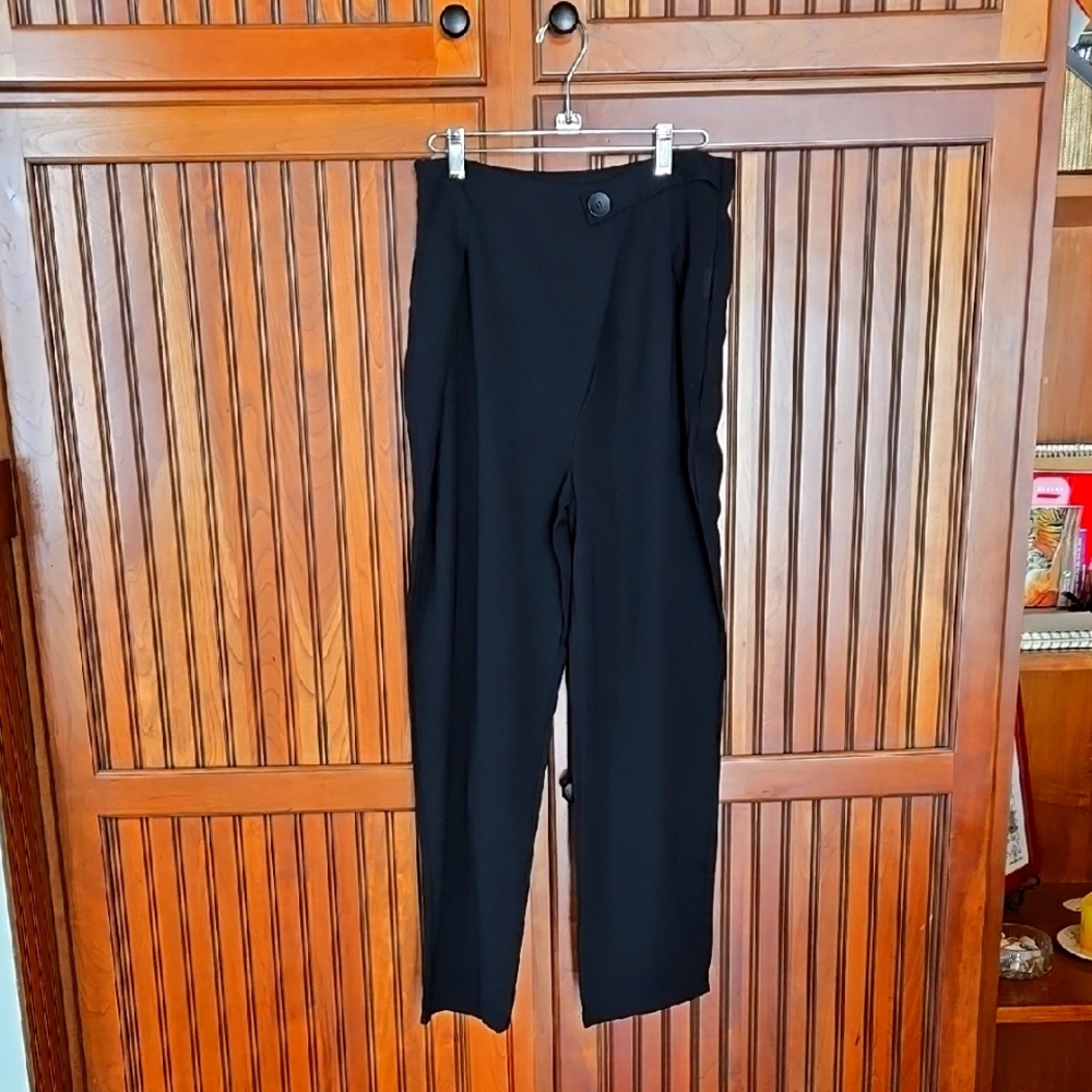 Elegant Black Women's Sheer Pants